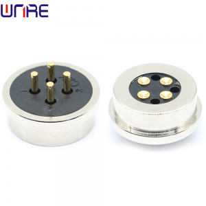 USB Male Female 4P Pogopin Magnetic Connector 24AWG Fast Charging Power Data Cable Connector