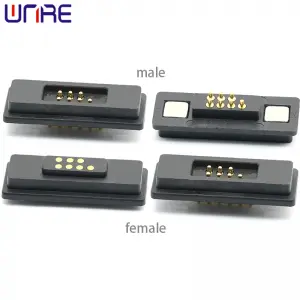 Square Pogopin CZX-E3 Magnetic Connector 7P Waterproof Charging Socket Male Female Connectors