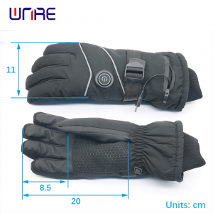 Electrically heated gloves Magnetic 7.4V battery charging Motorcycle gloves